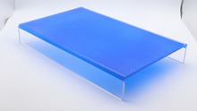 彩釉U型玻璃顏色選擇多，同顏色可做不同透視程度產品