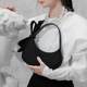 Bag Women's 2025 New Explosive Niche Design Bow Crescent Bag High-grade Texture Portable Crossbody Bag All-match