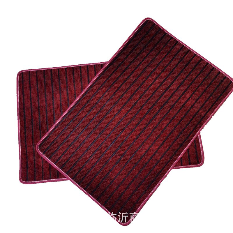 Double-sided wool floor mat, entrance hall, household gray floor mat, 6 yuan store supply, bathroom non-slip absorbent mat