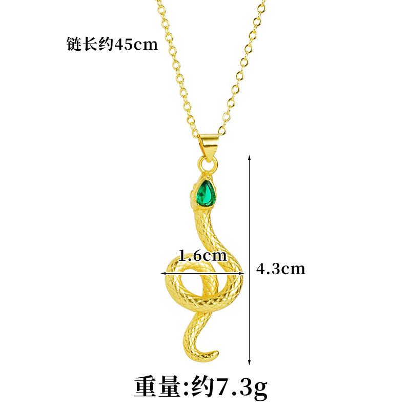 Brazalete de oro de arena vietnamita de la marea nacional Zodiac de la serpente collar anillo femenino conjunto retro joyería al por mayor