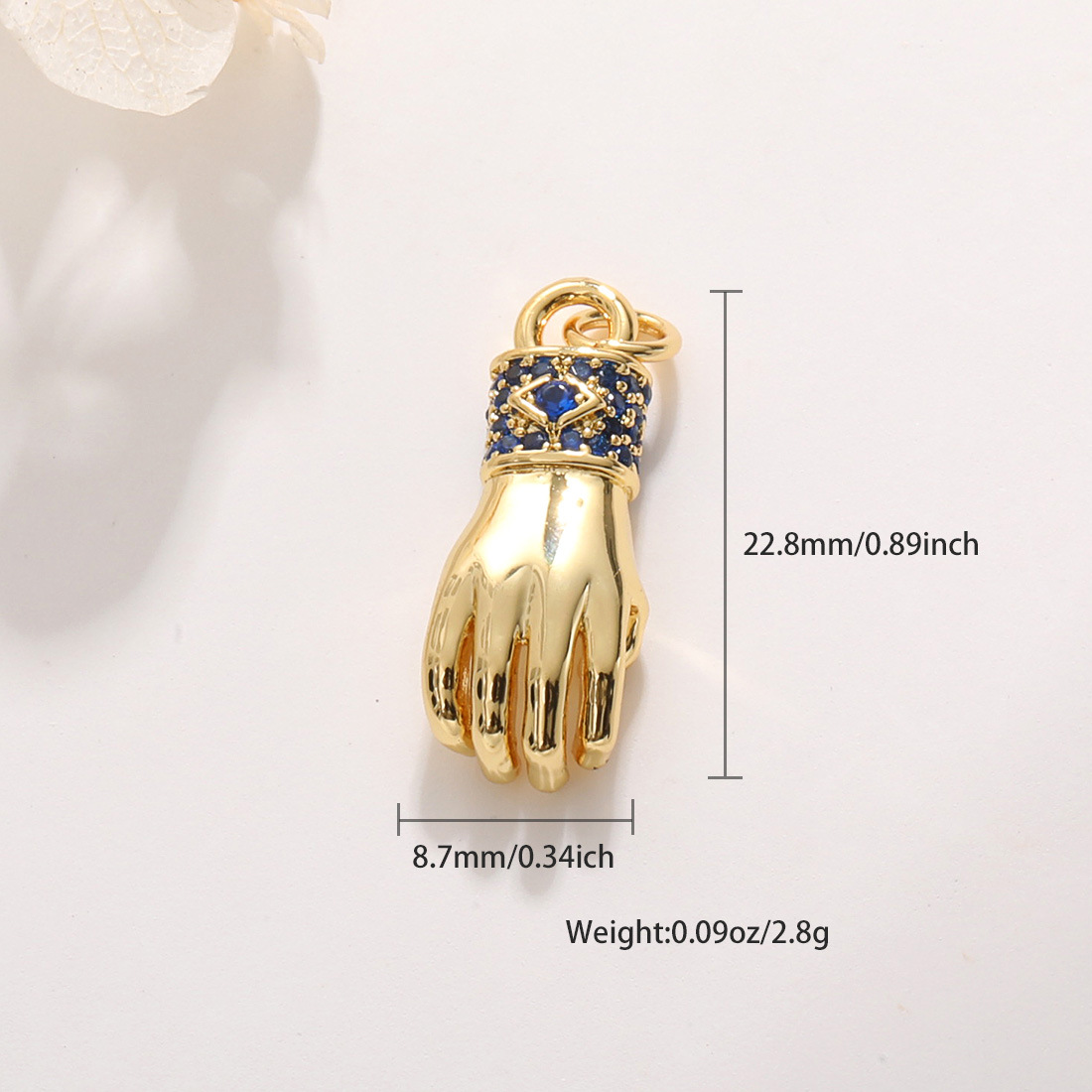 3g Weight Pendant Jewelry Making Type No Chain Chain Material 1 Piece Quantity Daily Occasion Copper Material Hand, Gesture, Antlers Pattern All Seasons Season Unisex Gender Polished Finish Enamel, Plating Design Cute, Vintage Style Style 1 Piece Copper Hand Gesture Antlers Polished Pendant 28