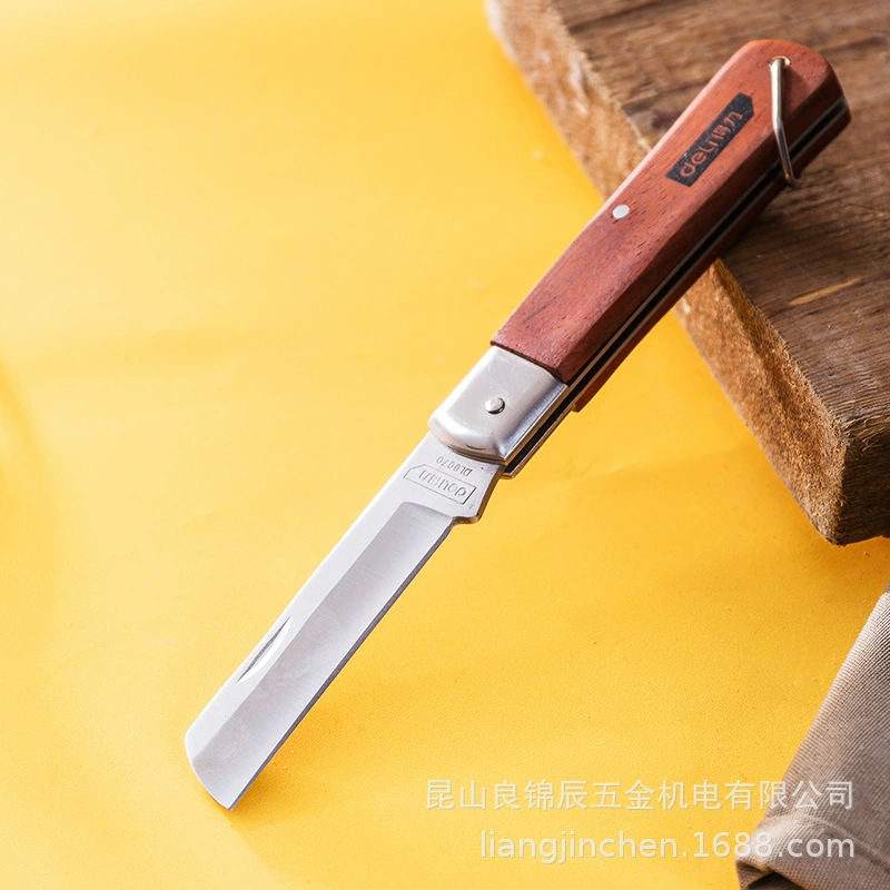 Deli Tool Woodpower Прямой рот Электрический нож электрический многофункциональный чистка линия складной нож DL0060 70