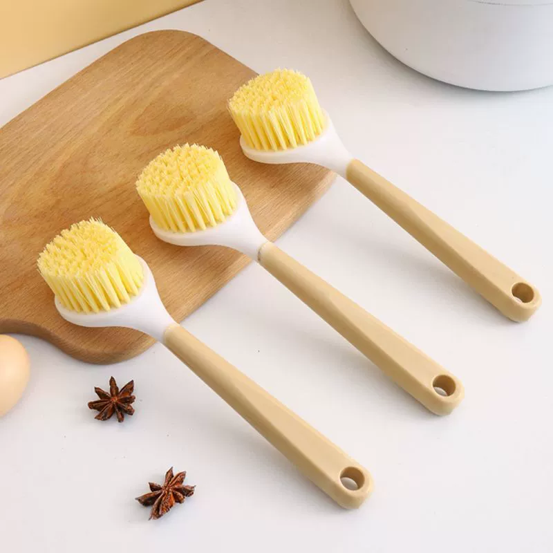 Кухонная щетка для горшка с длинной ручкой Бытовая кухонная щетка для мытья посуды артефакт подвесная щетка для раковины 1 упаковка щетка для чистки