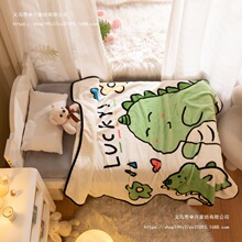 跨境儿童毛毯单层法兰绒小毯子珊瑚绒婴儿毯夏季午睡宝宝盖毯外贸