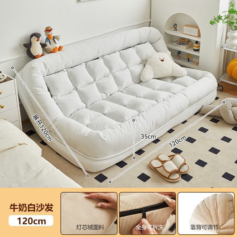 Fábrica directa de perros humanos sofá plegable cama se puede acostar y dormir tatami sofá perezoso doble cama
