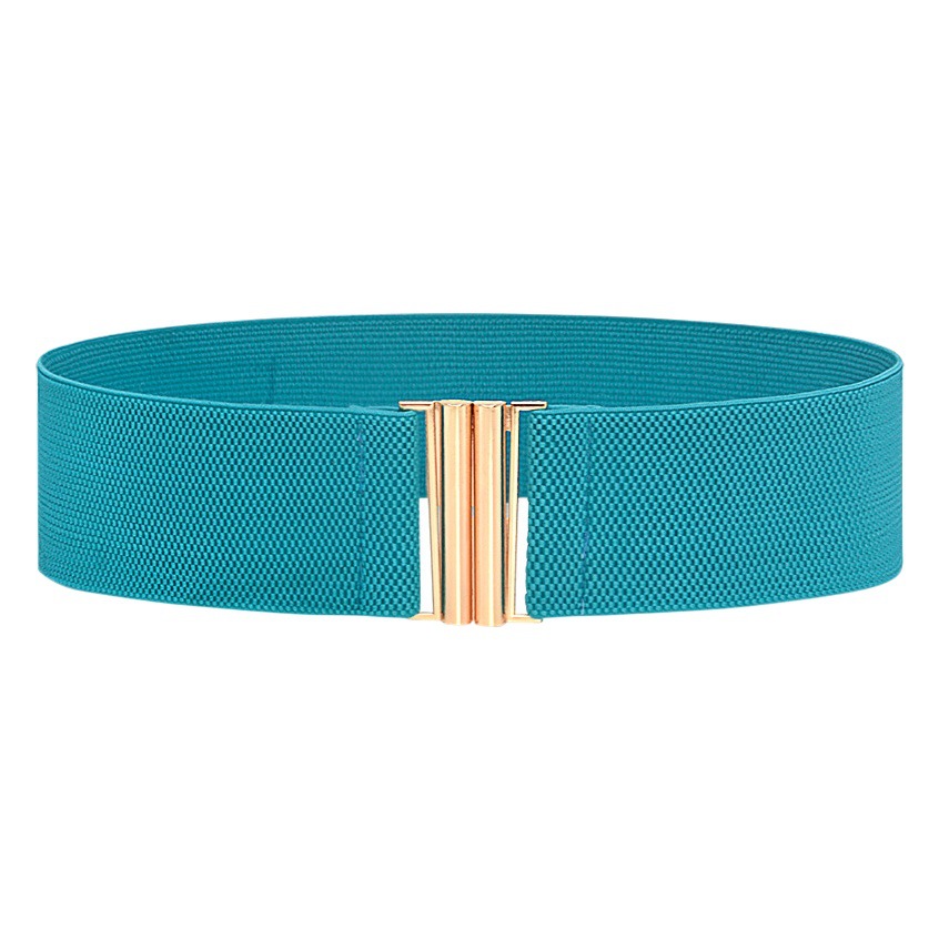 Cuatro Estaciones de las mujeres ocasionales elástico de la cintura sello con vestido de moda cinturón elástico nuevo cinturón decorativo