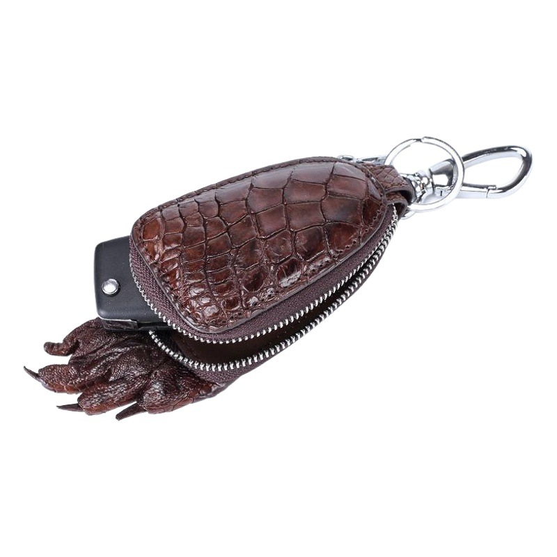 Thailand crocodile leather key case crocodile claw key chain men's genuine leather business car car lock key case Wholesale