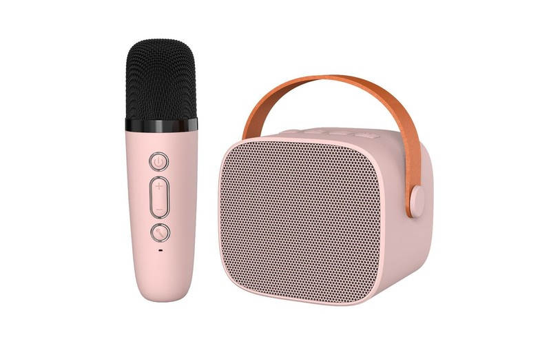 カスタマイズ可能なP2ワイヤレスBluetoothスピーカー、家庭用カラオケマイク一体型、携帯電話カラオケ専用|undefined