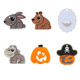 Food Grade Silicone Baby Teeth Cartoon Animal Three-Dimensional Bite Music Boiled Children's Grinding Stick Wood Bite