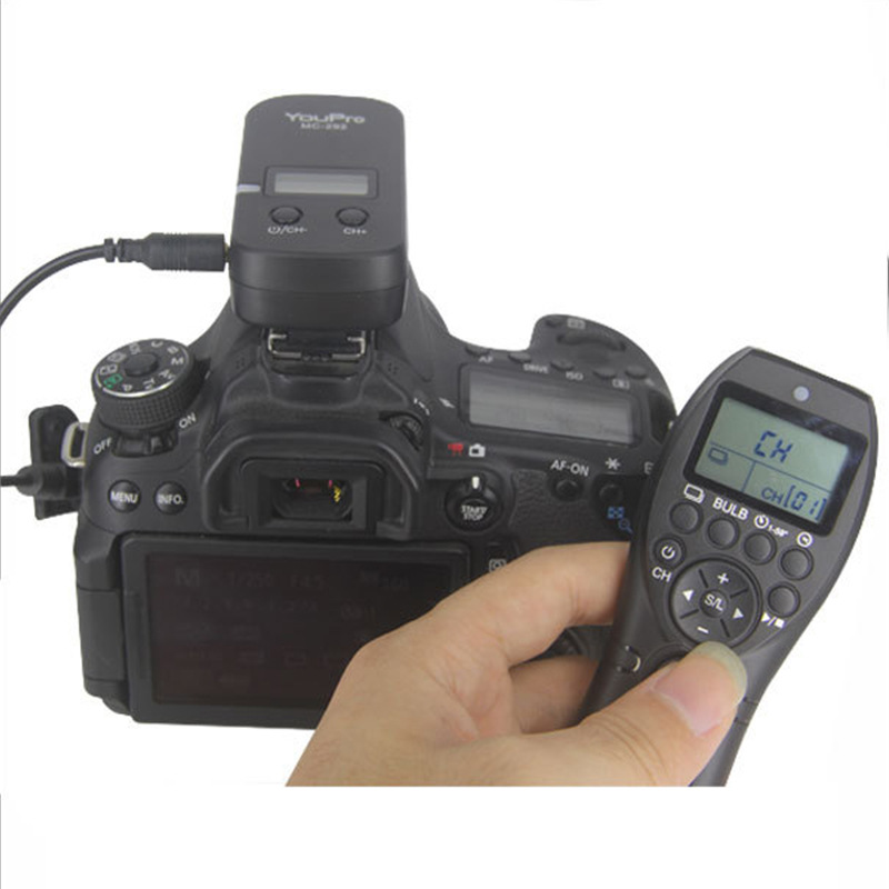 MC292适用佳能相机无线定时快门线5D4单反1DX 35D3 7D2 6D2遥控器