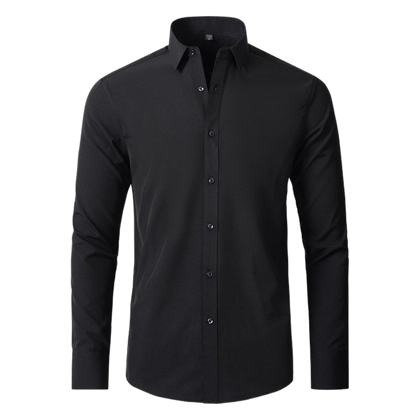 Camisa elástica transfronteriza de cuatro lados camisa de hombre sin planchar antiarrugas Amazon Comercio exterior simple negocio camisa delgada hombres