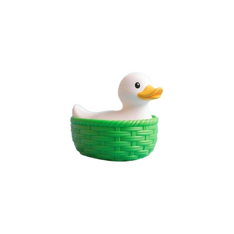かごアヒルかわいいクリエイティブ小さなアヒルピンチと叫ぶ赤ちゃん入浴水浮遊おもちゃメーカー卸売ビーチ|undefined