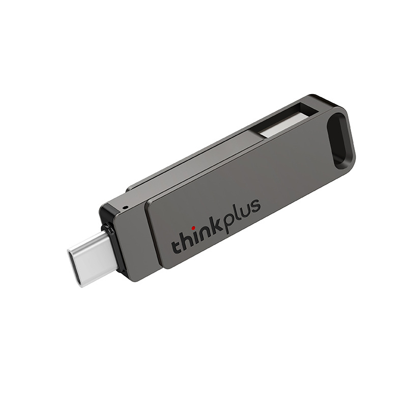 Adecuado para Lenovo thinkplus MU110, unidad flash USB USB 3,2 de doble interfaz, unidad flash USB de metal de doble uso para teléfono móvil de gran capacidad