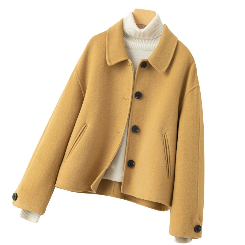 Демисезонная двусторонняя шерстяная短? Short wool coat длин? It's 