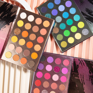 Cross-border books multi-color eye shadow Plate 72 color page-turning Pearl matte flash earth color makeup cosmetics batch generation