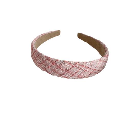 2024 Spring Pink High Crown Butterfly Bow Headband Hair Accessory Korean Sweet Cute Headband Fashion Blogger Simple Hair Accessory