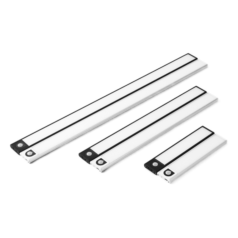 Luz del sensor del cuerpo humano sala de estar de carga inteligente con autoadhesivo LED noche luz dormitorio tira incrustado luz del gabinete