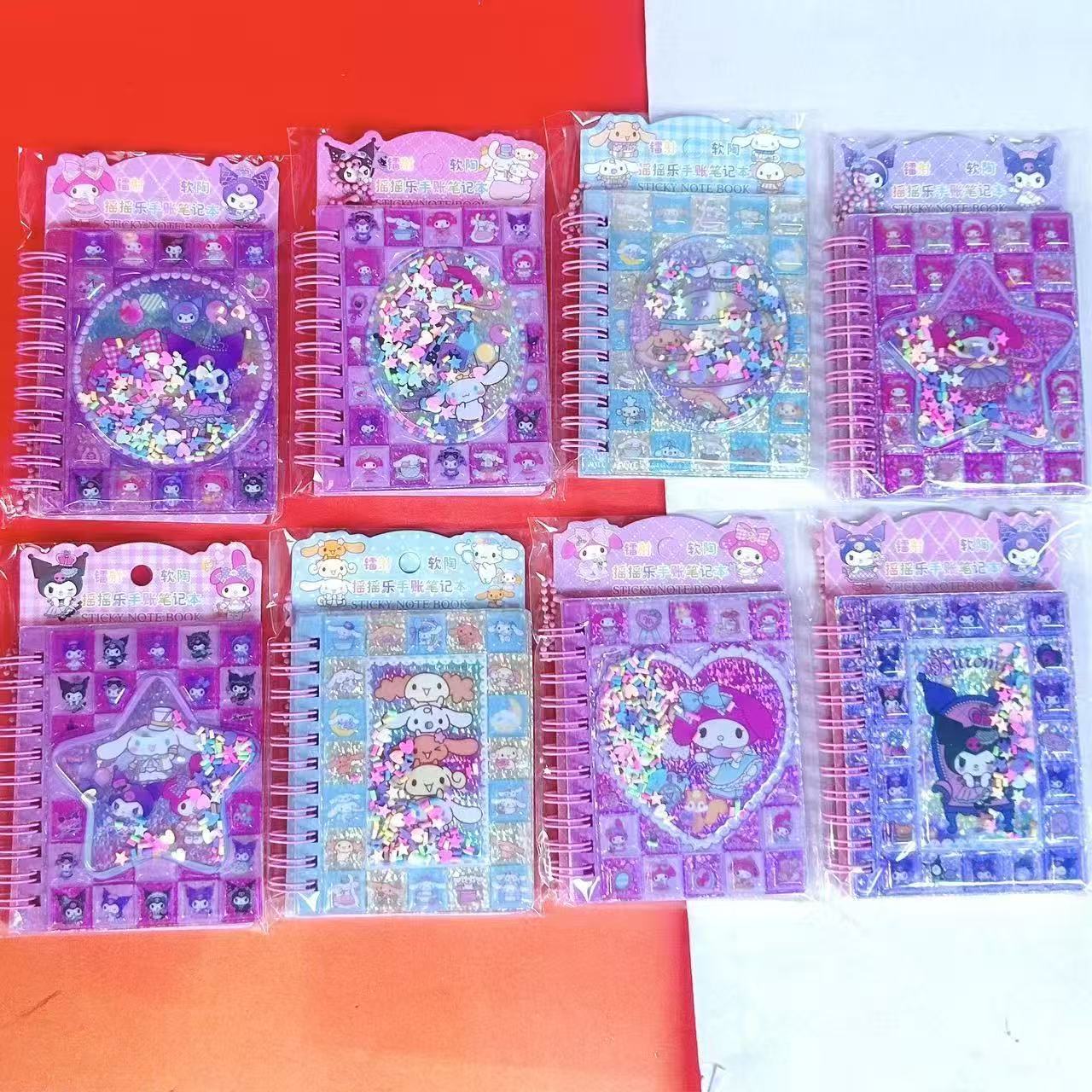 Cuaderno de Espiral con Arena Líquida Portátil para Estudiantes