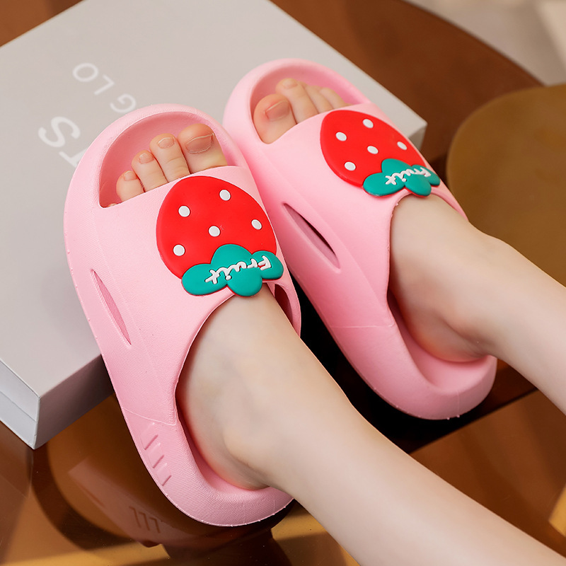 Step on excrement feeling summer non-slip thick cartoon cute girls baby kindergarten boys children indoor children's slippers