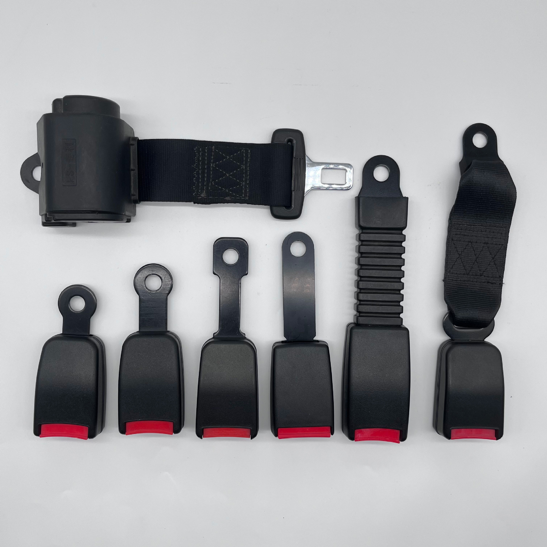Popular Car and Forklift Automatic Retractable Two-Point Telescopic Safety Belt Universal Two-Point Self-Locking Safety Belt