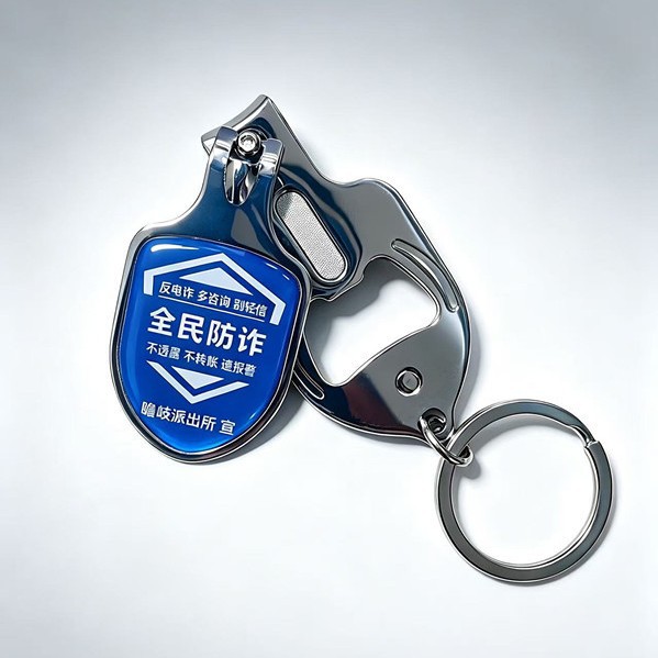 Multifunctional nail clipper/pliers/scissors wholesale promotional gift bottle opener three-in-one with engraving and logo printing