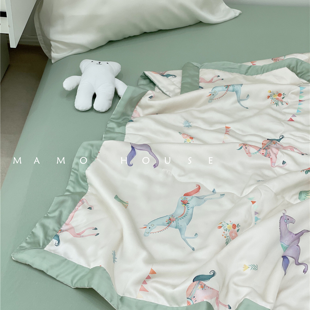 Kids 奥地利天丝卡通儿童被120*150天然新疆棉花夏凉被小朋友被子