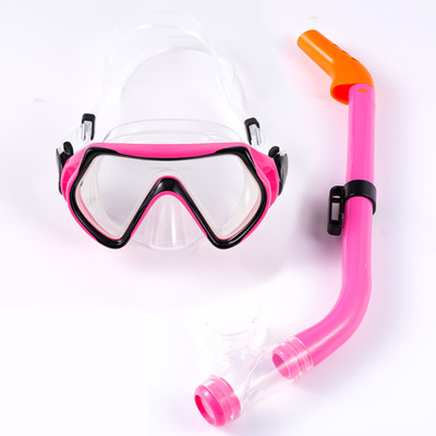 遊泳眼鏡男女兒童防水舒適遊泳潛水鏡套裝呼吸管半幹式浮潛裝備