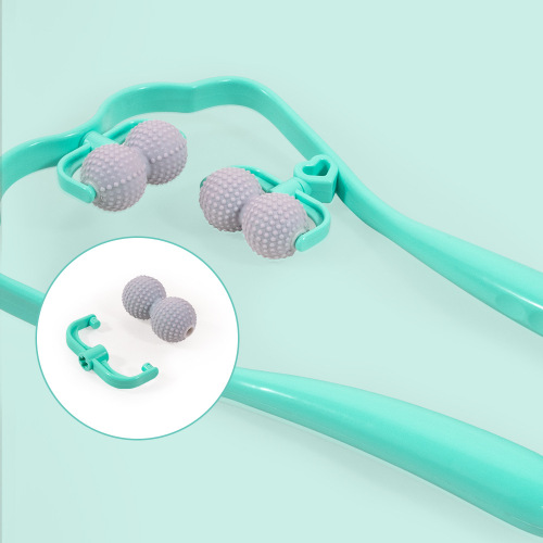 Cervical shoulder and neck massage artifact household multifunctional manual massager handheld neck clamp kneading neck massager