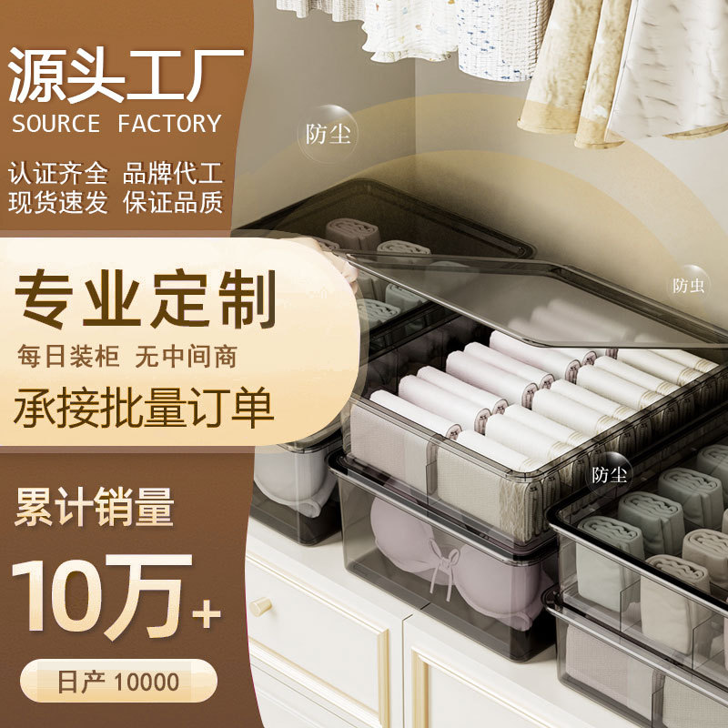 Source Factory Custom Oem Underwear, Socks, New Home Intimate Clothing Compartment Organizer Box