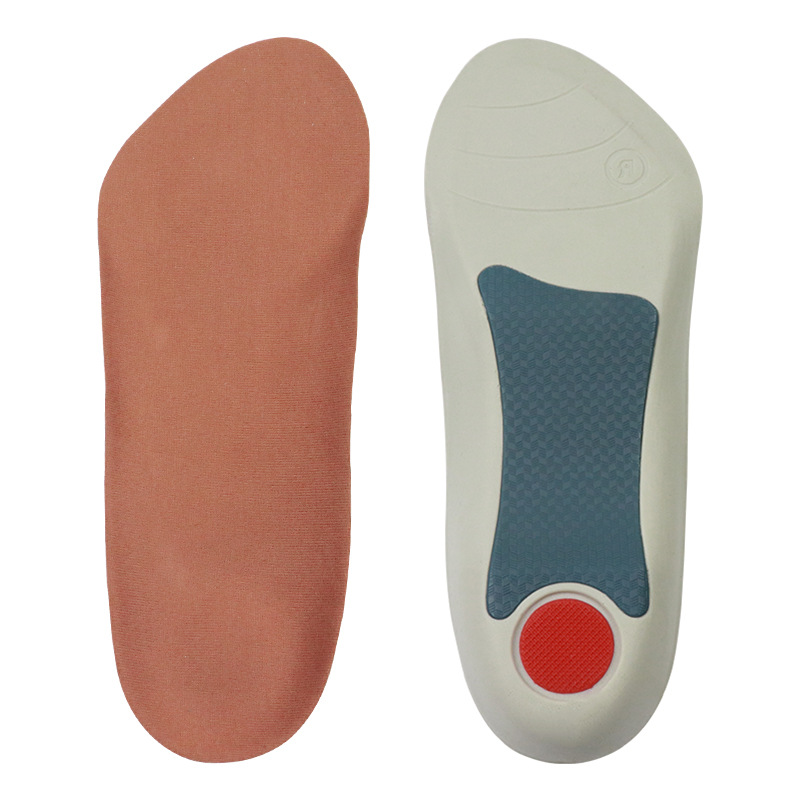 Corrección de media estera de siete puntos de soporte de arco de pie plano, corrección de la plantilla de zapatos masculinos absorción de sudor, antiolor y calentamiento plantilla de zapatos deportivos