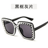 Glasses solar-powered, fashionable retro sunglasses, European style