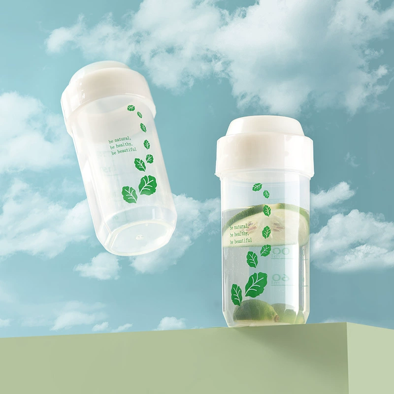 Трансграничный протеиновый порошок встряхивает чашку может быть напечатан с логотипом