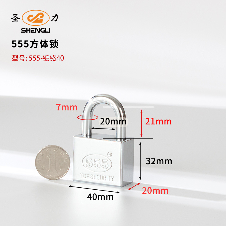 Customized Southeast Asian square blade copper padlock, copper key, copper lock core, copper natural color chrome-plated copper lock, export copper padlock pic 8