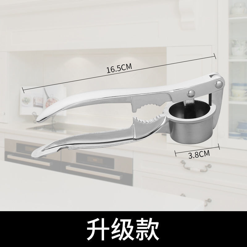 Large three-purpose garlic press-aluminum alloy