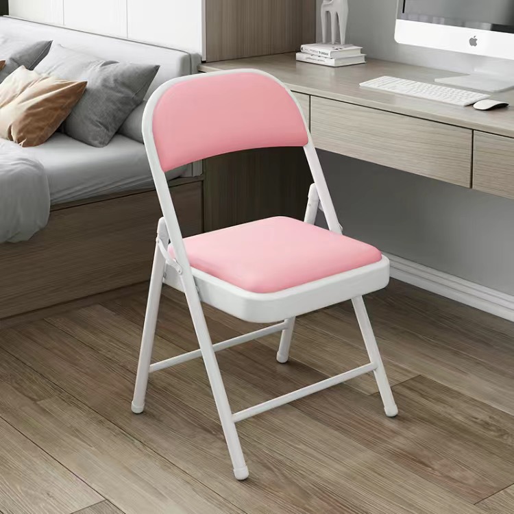 흰색 프레임---분홍색(가죽 표면)