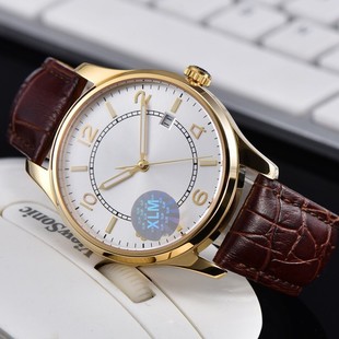 (Cross-border trading), mechanical fashionable waterproof mechanical watch, fully automatic, genuine leather