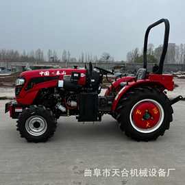 泰山704大棚王拖拉机 四驱拖拉机旋耕机 8+2农用轮式拖拉机图片