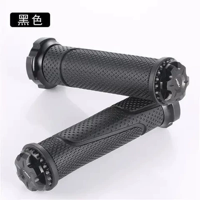 Wholesale motorcycle modification accessories aluminum alloy handle cover Fuxi ghost fire qiaoge scooter throttle handle glue (Motorcycle Handle Cover) - 224-handle-glue-black