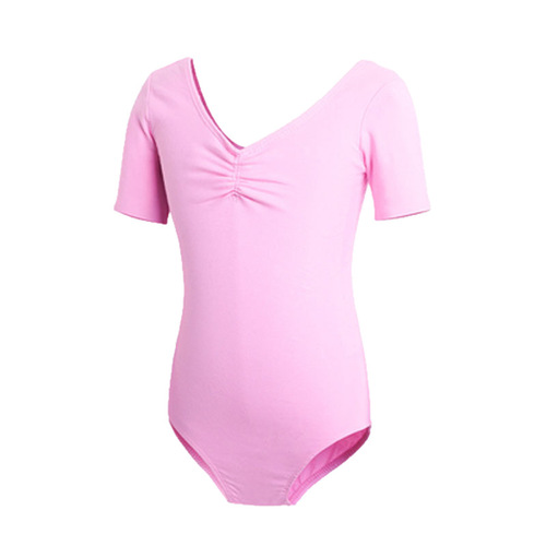 Children's dance wear, girls' ballet skirt, Chinese dance examination attire, short-sleeved training wear, spring and autumn dancing, physical training wear