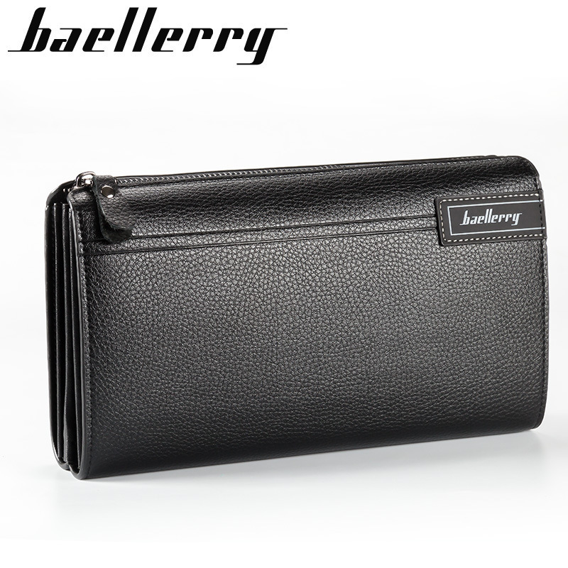 New Men's Clutch Bag, Business Large-Capacity Zipper Wallet, Mobile Phone Clutch Bag, Men's Clutch Bag, High-End
