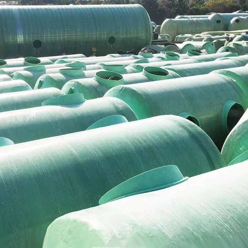 玻璃钢化粪池1-100立方 水罐喷淋塔隔油池新农村改造环保防腐化粪|ru