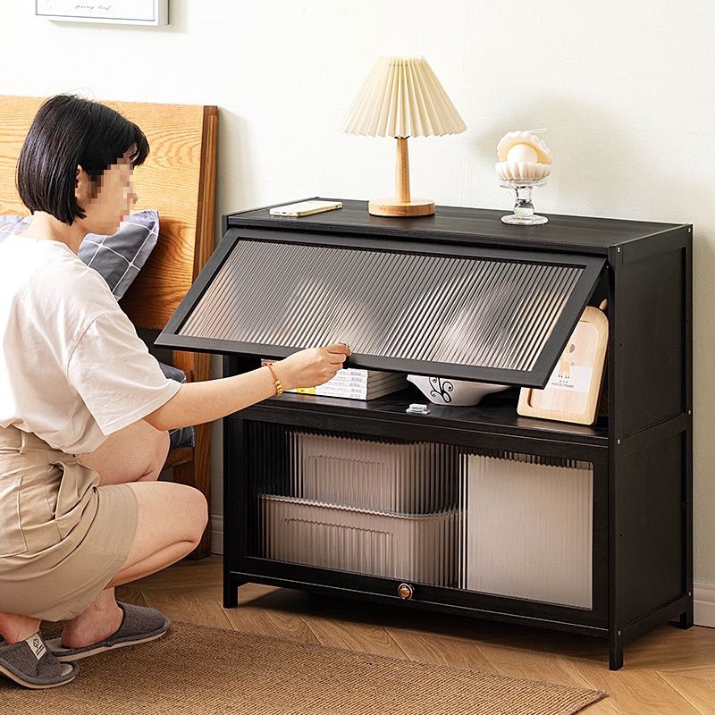 Bedside Table Modern Simple Bedside Storage Small Cabinet Solid Wood Storage Rack Bedroom Storage Cabinet Light Luxury