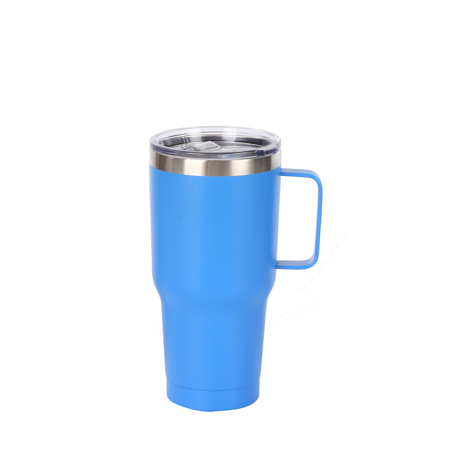 Taza de vacío de acero inoxidable transfronteriza, taza de hielo rociado, taza de paja, taza de agua para automóvil, taza de cerveza, taza de automóvil en forma de cintura
