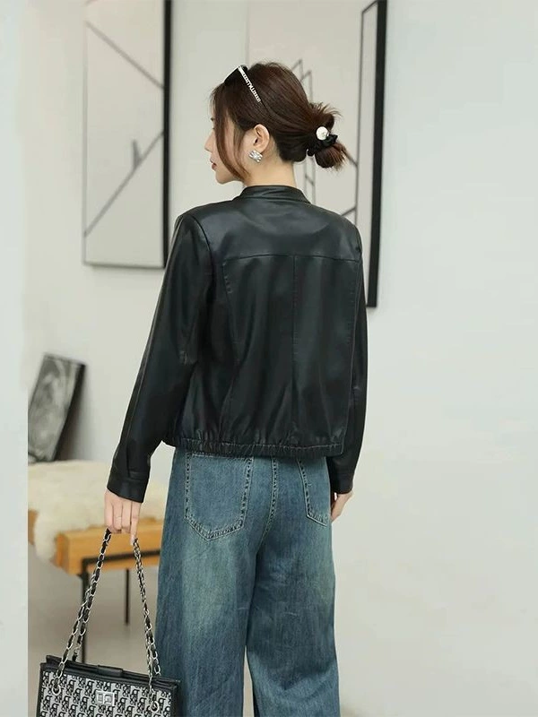 Короткая осенняя fashion-я Jacket для отдыха, корейский стиль, оверсайз, свободный крой