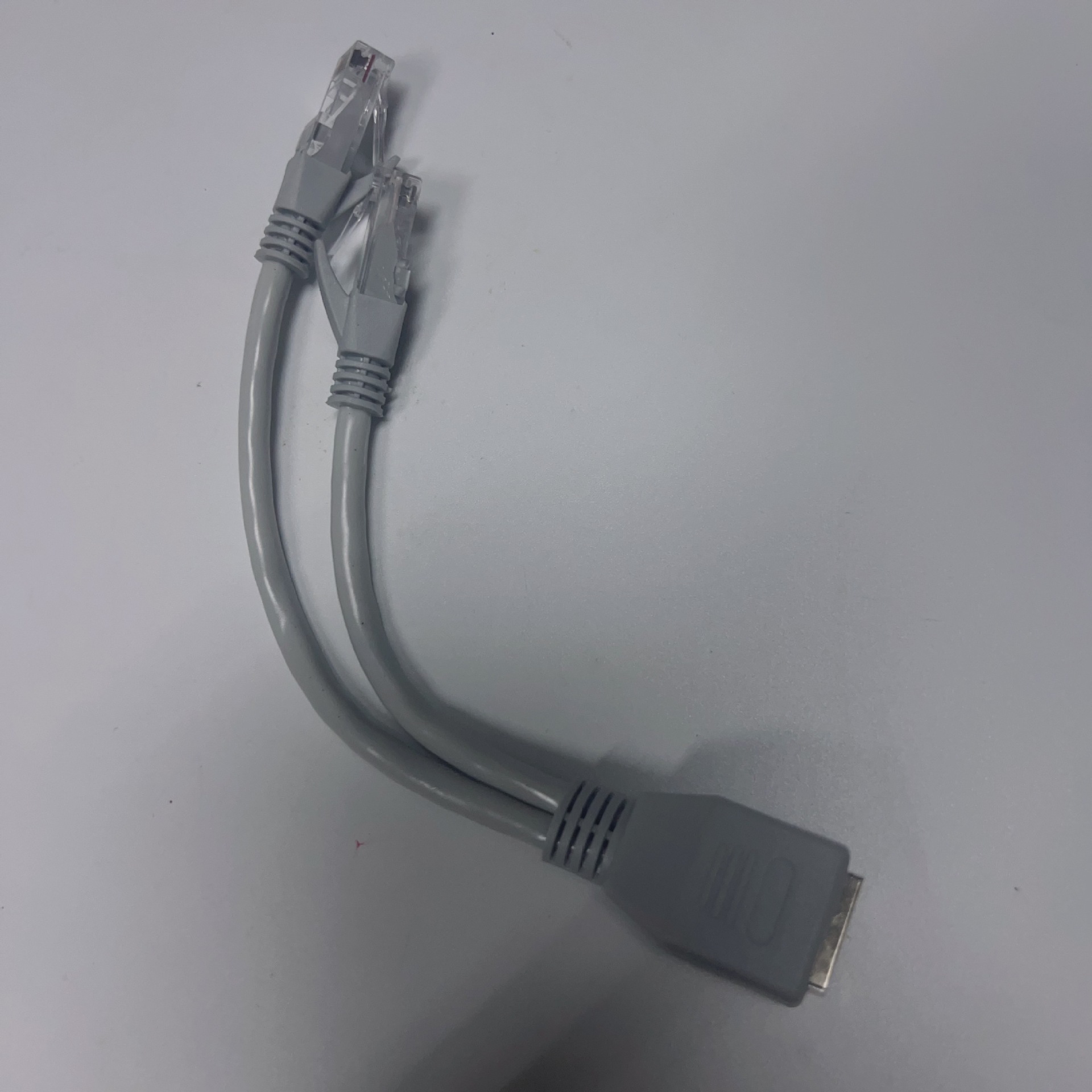 工厂现做RJ45母转公 RJ45公对母 一拖二线缆 网线一拖二RJ45母