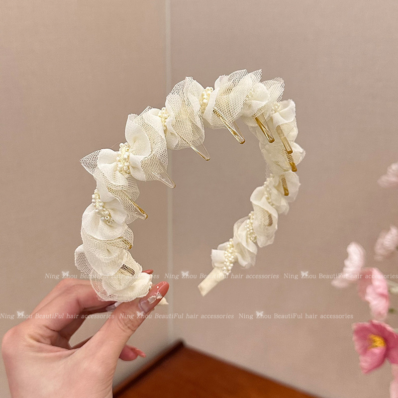 气质布艺发箍女款高颅顶压发洗脸头箍新款发捆头饰2025黑色高级感|undefined