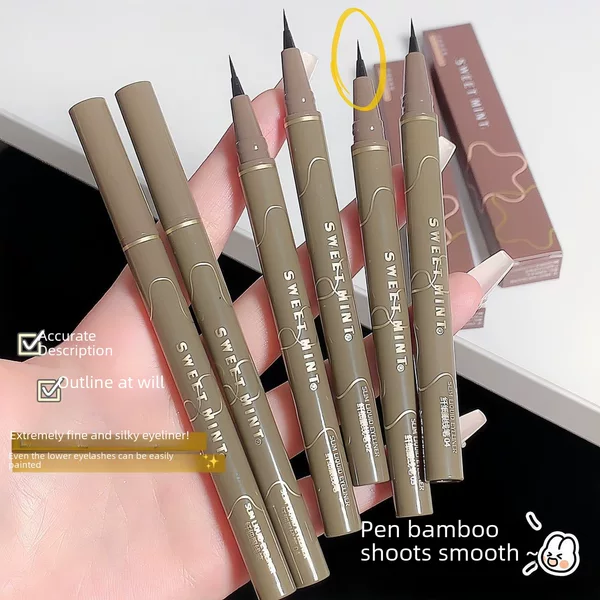 SOURCE manufacturer sweetmint fine carved eyeliner very fine waterproof sweat-proof non-smudging novice lying silkworm pen