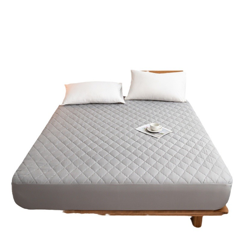 Cama de algodón impermeable clase A transfronteriza amazon cama de cama lavable en máquina cubierta de colchón de color sólido cama de comercio exterior cama de cama