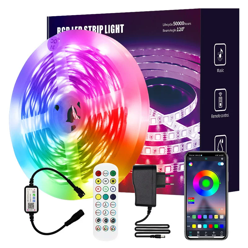 12V-5050-12 Фантом RGB Лента света Фантом APP мобильное управление по Bluetooth"