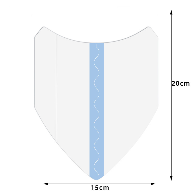 Paño elástico transfronterizo en forma de V, parche para el muslo, aislamiento invisible del sudor, prevención de la fricción, leggings, área de presión lenta, parche para el muslo multiusos